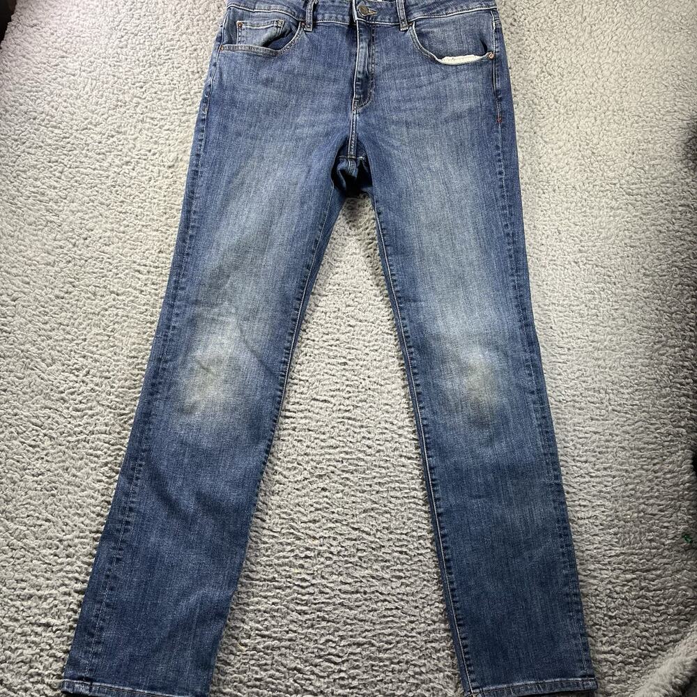 Warp + Weft Chicago Straight Jeans Mens Size 35x36 Blue Denim ORD